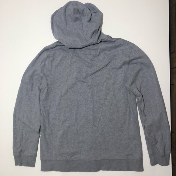 IZOD Hoodie Mens Medium Grey Lightweight Saltwater Relaxed Classics - Picture 10 of 12